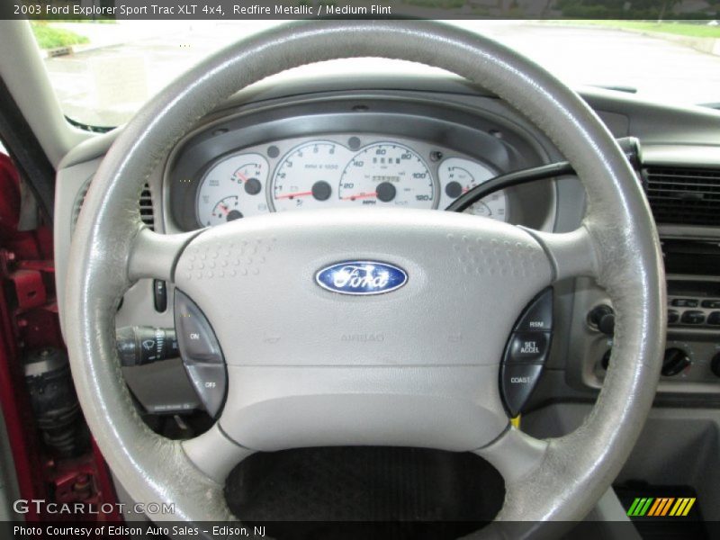 Redfire Metallic / Medium Flint 2003 Ford Explorer Sport Trac XLT 4x4