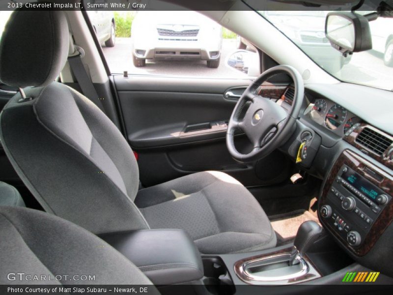 Summit White / Gray 2013 Chevrolet Impala LT
