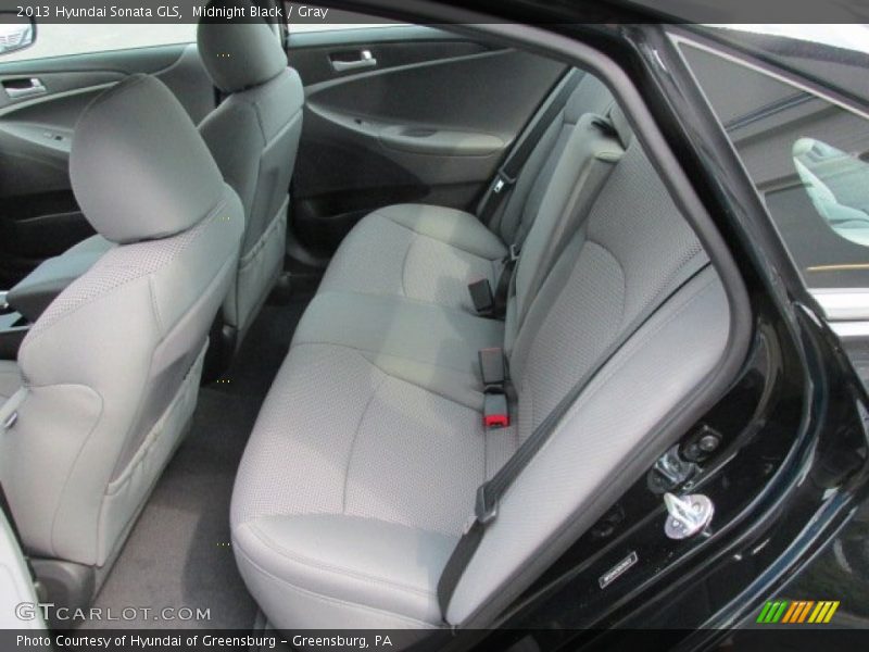 Midnight Black / Gray 2013 Hyundai Sonata GLS