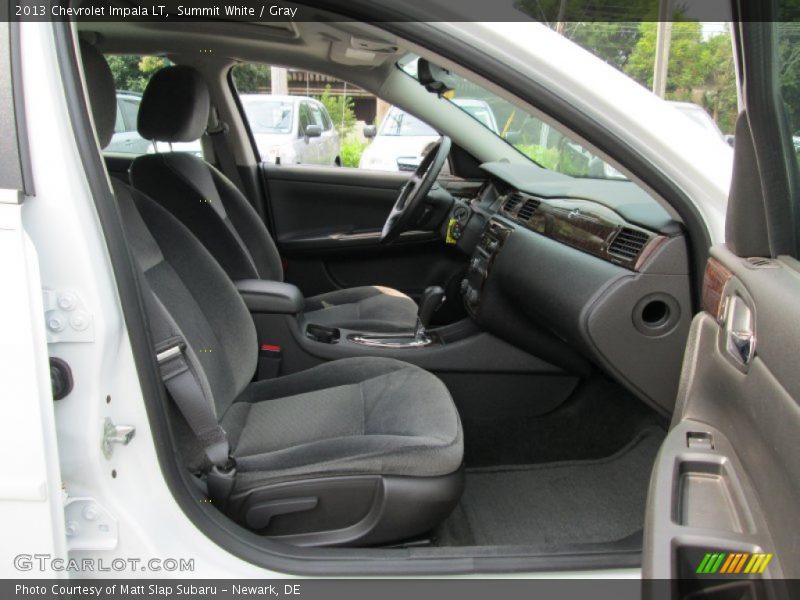 Summit White / Gray 2013 Chevrolet Impala LT