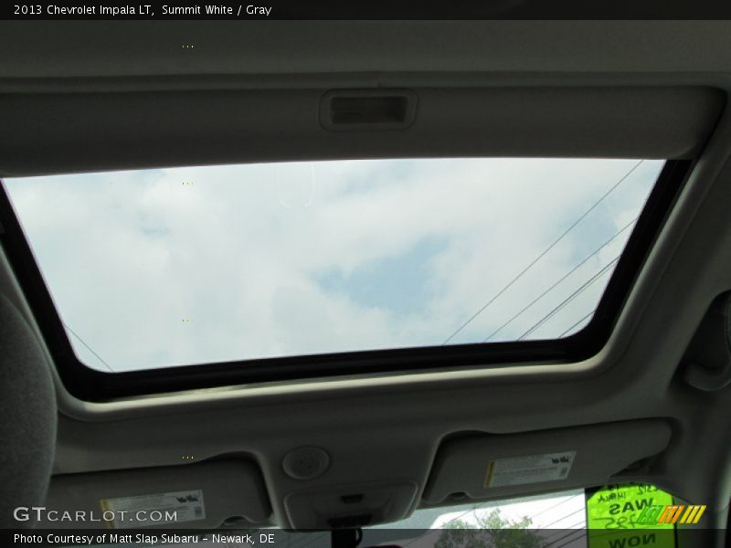 Summit White / Gray 2013 Chevrolet Impala LT