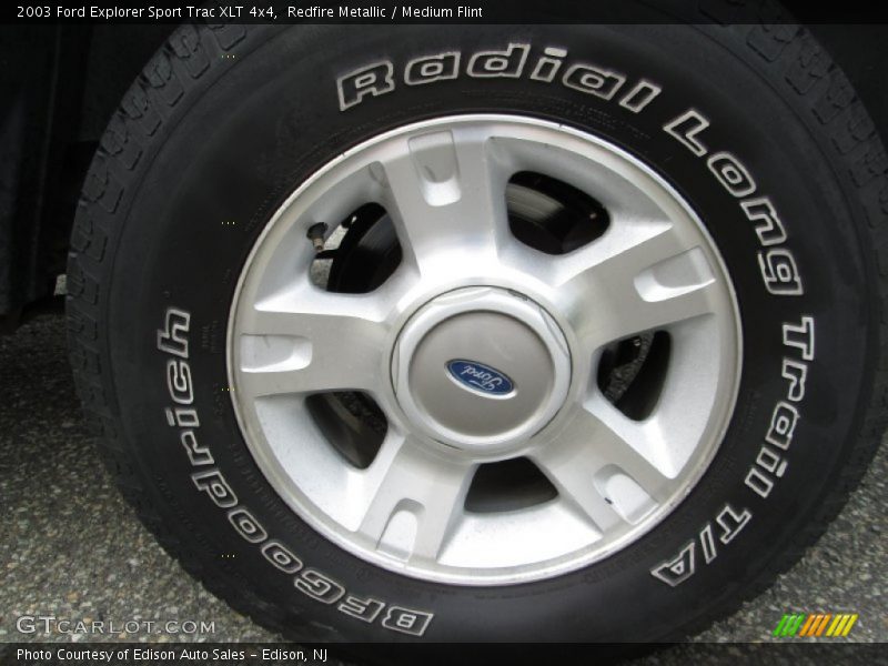 Redfire Metallic / Medium Flint 2003 Ford Explorer Sport Trac XLT 4x4
