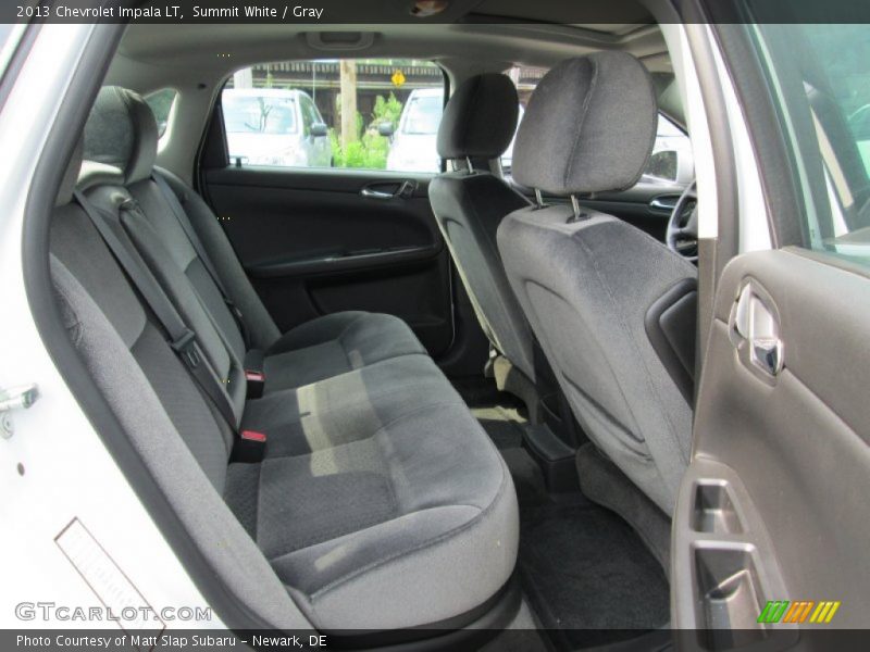 Summit White / Gray 2013 Chevrolet Impala LT