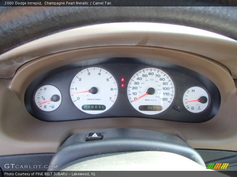 Champagne Pearl Metallic / Camel Tan 2000 Dodge Intrepid