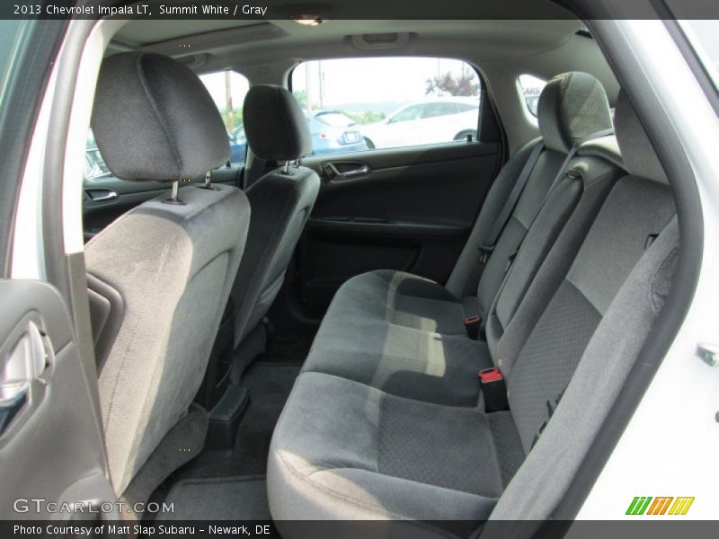 Summit White / Gray 2013 Chevrolet Impala LT