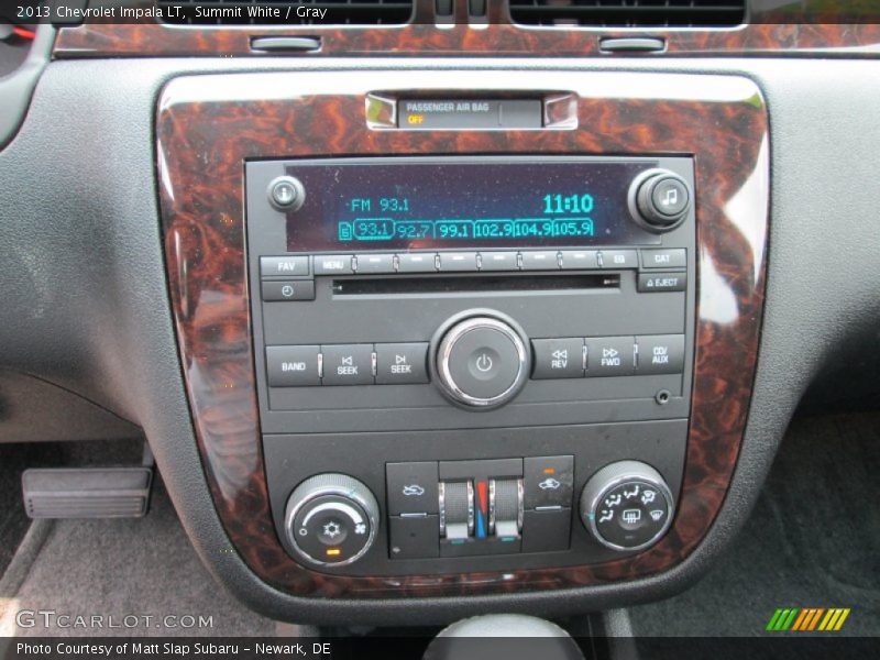 Summit White / Gray 2013 Chevrolet Impala LT