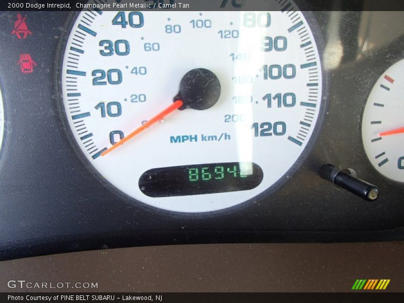 Champagne Pearl Metallic / Camel Tan 2000 Dodge Intrepid