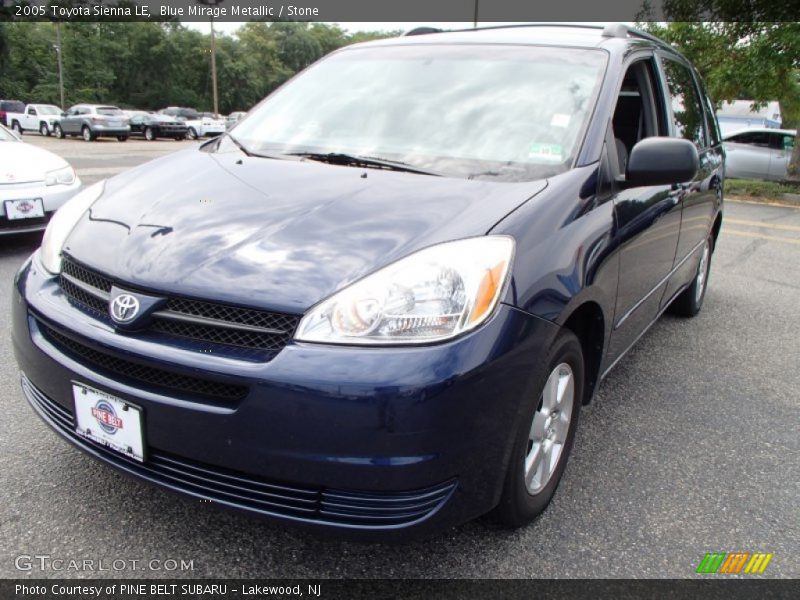 Blue Mirage Metallic / Stone 2005 Toyota Sienna LE