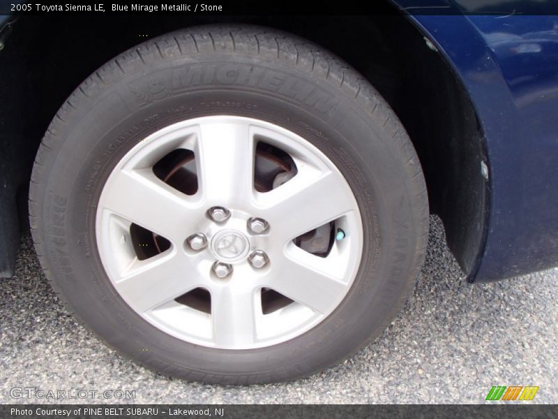 Blue Mirage Metallic / Stone 2005 Toyota Sienna LE