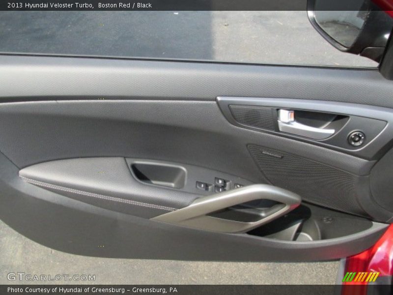 Boston Red / Black 2013 Hyundai Veloster Turbo