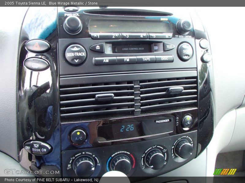 Blue Mirage Metallic / Stone 2005 Toyota Sienna LE