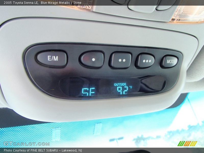 Blue Mirage Metallic / Stone 2005 Toyota Sienna LE
