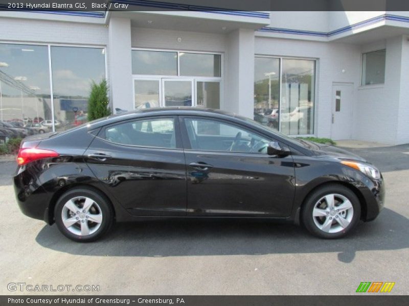 Black / Gray 2013 Hyundai Elantra GLS