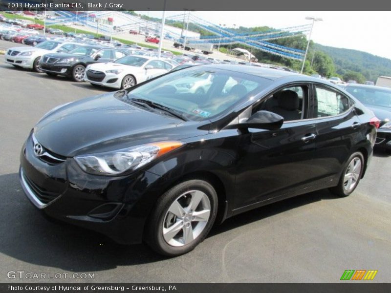 Black / Gray 2013 Hyundai Elantra GLS