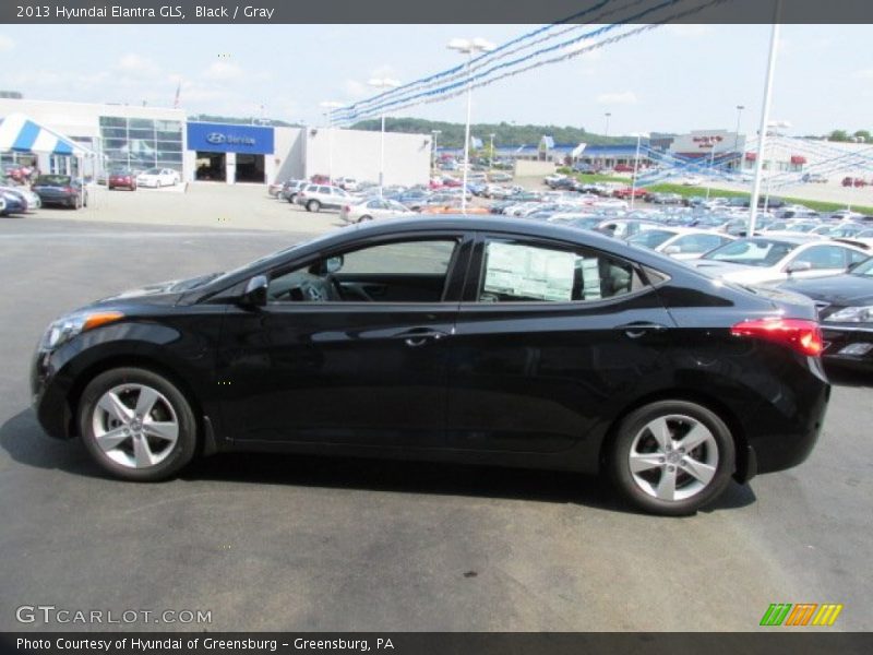 Black / Gray 2013 Hyundai Elantra GLS