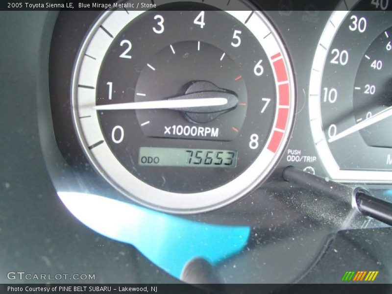 Blue Mirage Metallic / Stone 2005 Toyota Sienna LE