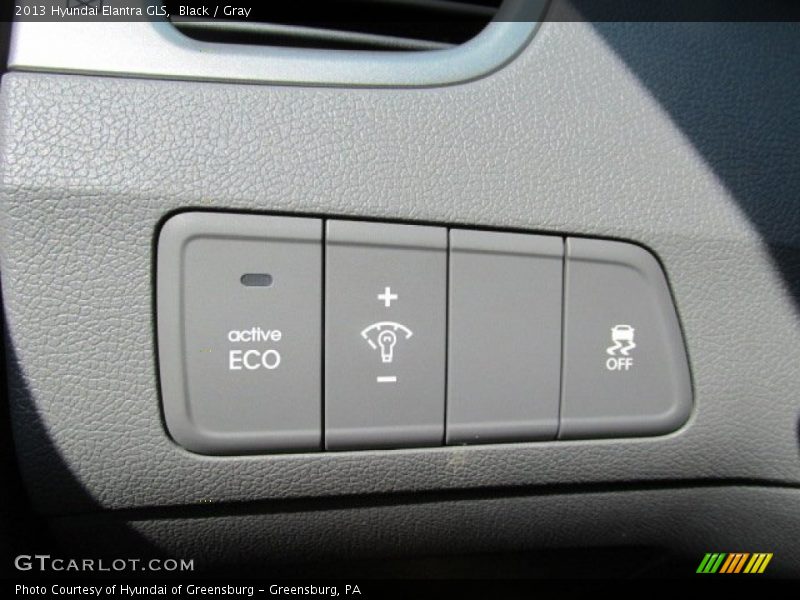 Black / Gray 2013 Hyundai Elantra GLS