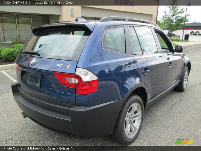Mystic Blue Metallic / Grey 2004 BMW X3 3.0i