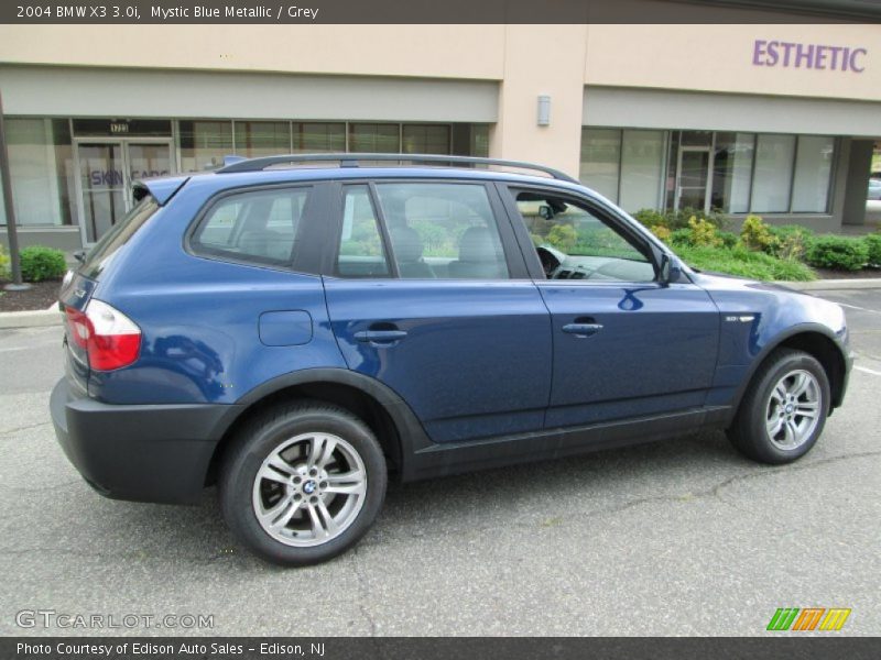 Mystic Blue Metallic / Grey 2004 BMW X3 3.0i