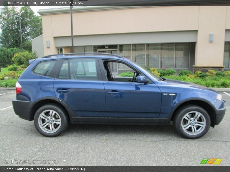 Mystic Blue Metallic / Grey 2004 BMW X3 3.0i
