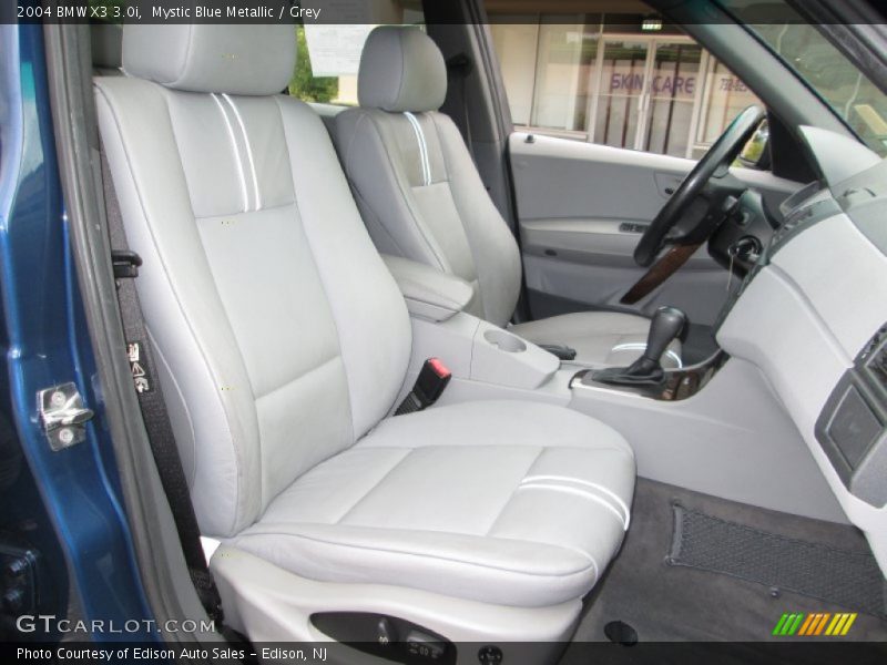 Mystic Blue Metallic / Grey 2004 BMW X3 3.0i