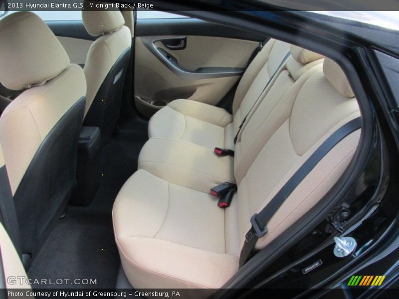 Midnight Black / Beige 2013 Hyundai Elantra GLS