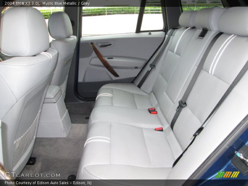 Mystic Blue Metallic / Grey 2004 BMW X3 3.0i