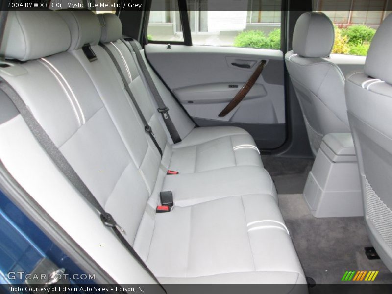 Mystic Blue Metallic / Grey 2004 BMW X3 3.0i