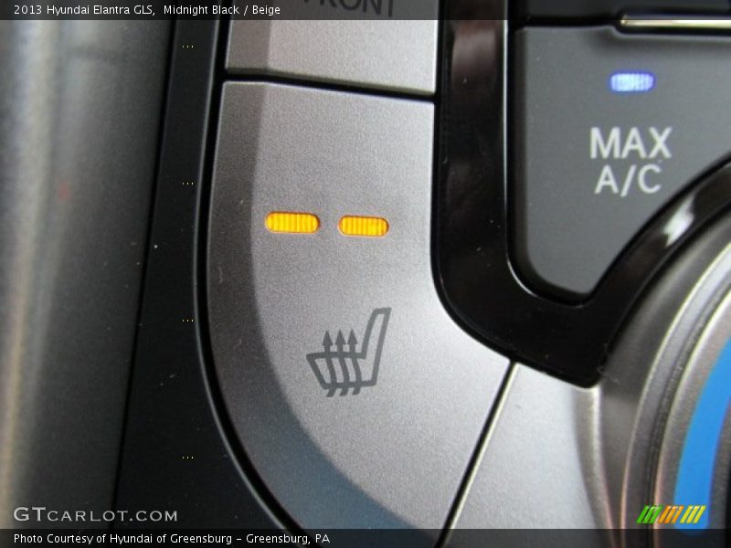 Midnight Black / Beige 2013 Hyundai Elantra GLS