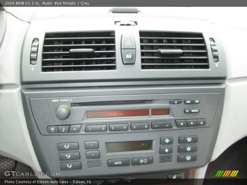 Mystic Blue Metallic / Grey 2004 BMW X3 3.0i
