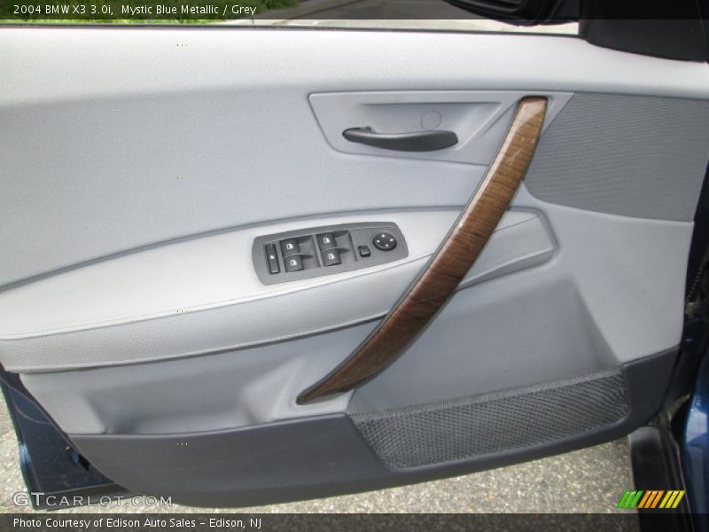 Mystic Blue Metallic / Grey 2004 BMW X3 3.0i