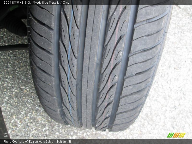Mystic Blue Metallic / Grey 2004 BMW X3 3.0i