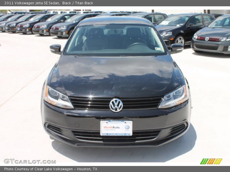Black / Titan Black 2011 Volkswagen Jetta SE Sedan