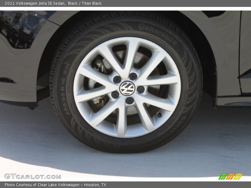 Black / Titan Black 2011 Volkswagen Jetta SE Sedan