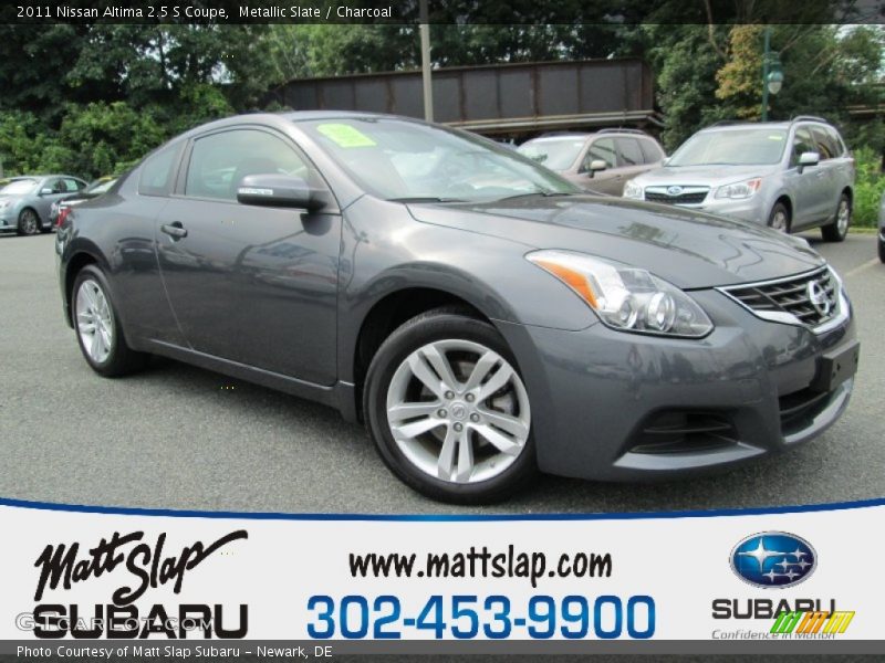 Metallic Slate / Charcoal 2011 Nissan Altima 2.5 S Coupe
