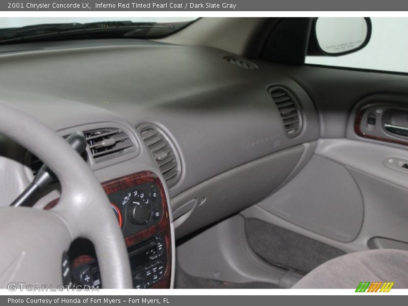 Inferno Red Tinted Pearl Coat / Dark Slate Gray 2001 Chrysler Concorde LX