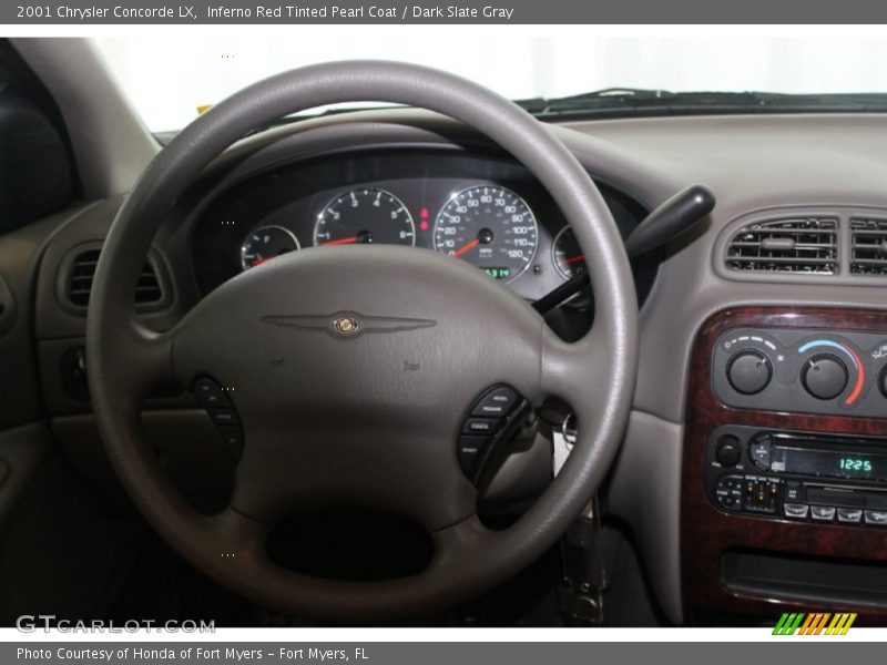 Inferno Red Tinted Pearl Coat / Dark Slate Gray 2001 Chrysler Concorde LX