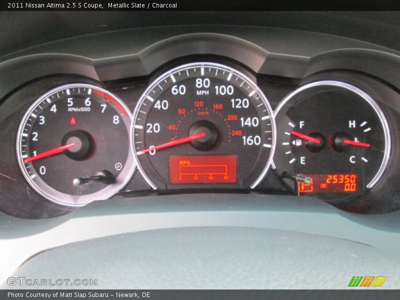 Metallic Slate / Charcoal 2011 Nissan Altima 2.5 S Coupe