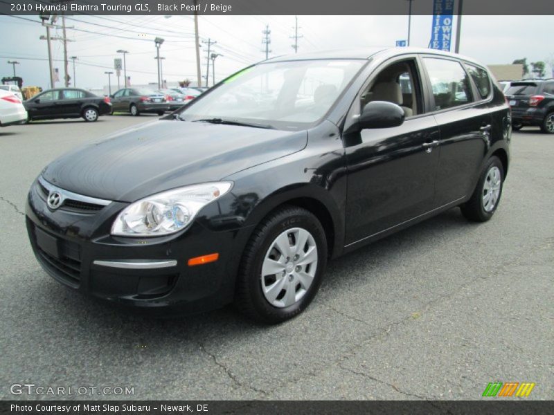 Black Pearl / Beige 2010 Hyundai Elantra Touring GLS