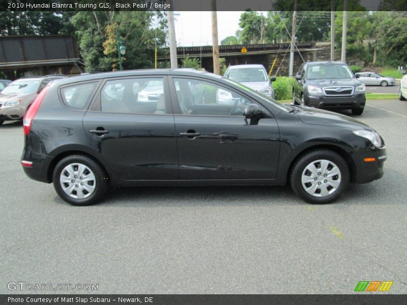 Black Pearl / Beige 2010 Hyundai Elantra Touring GLS