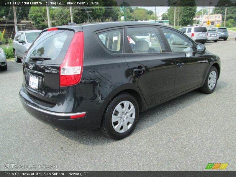 Black Pearl / Beige 2010 Hyundai Elantra Touring GLS