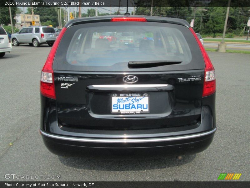 Black Pearl / Beige 2010 Hyundai Elantra Touring GLS