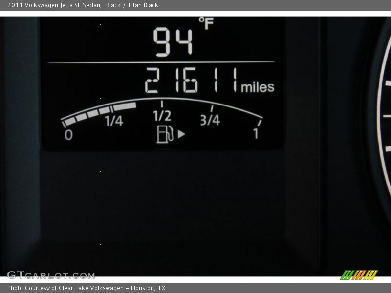 Black / Titan Black 2011 Volkswagen Jetta SE Sedan