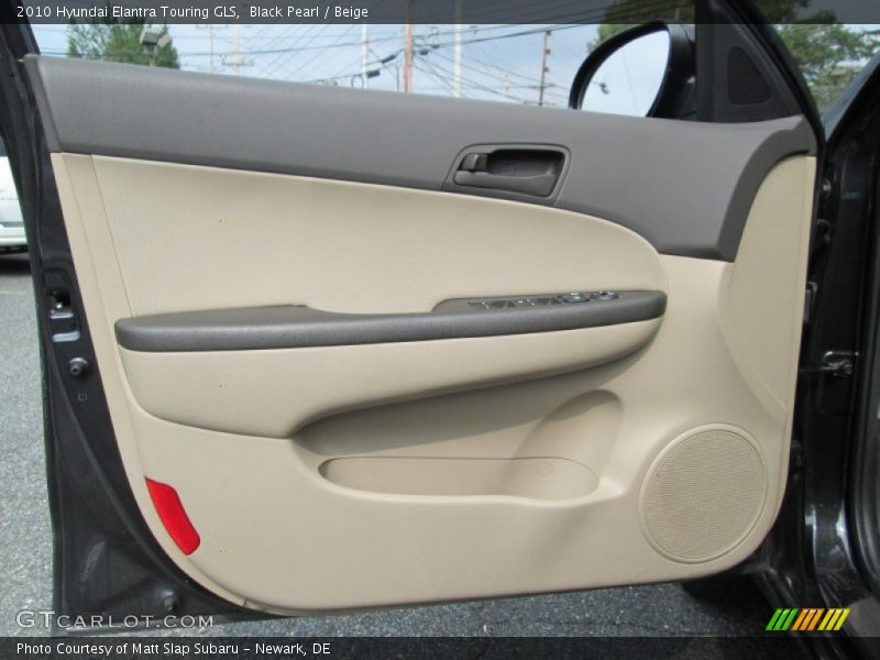 Black Pearl / Beige 2010 Hyundai Elantra Touring GLS