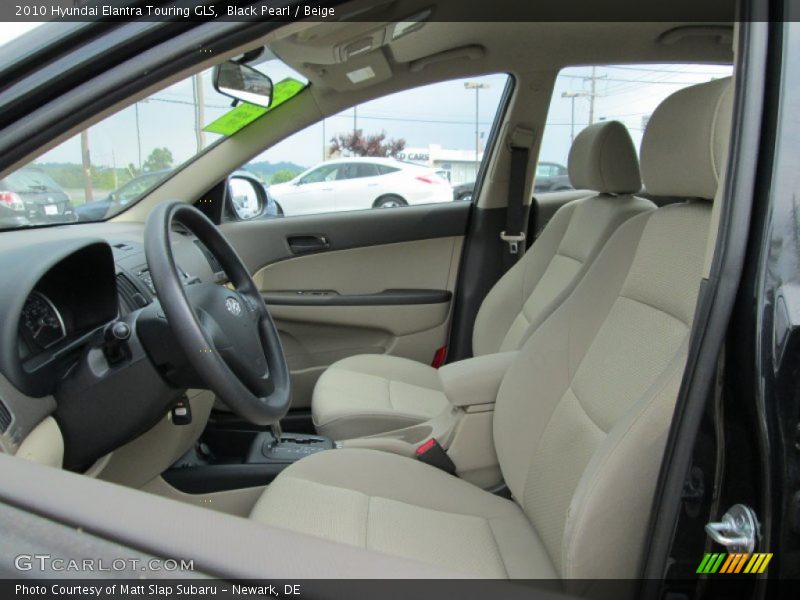 Black Pearl / Beige 2010 Hyundai Elantra Touring GLS