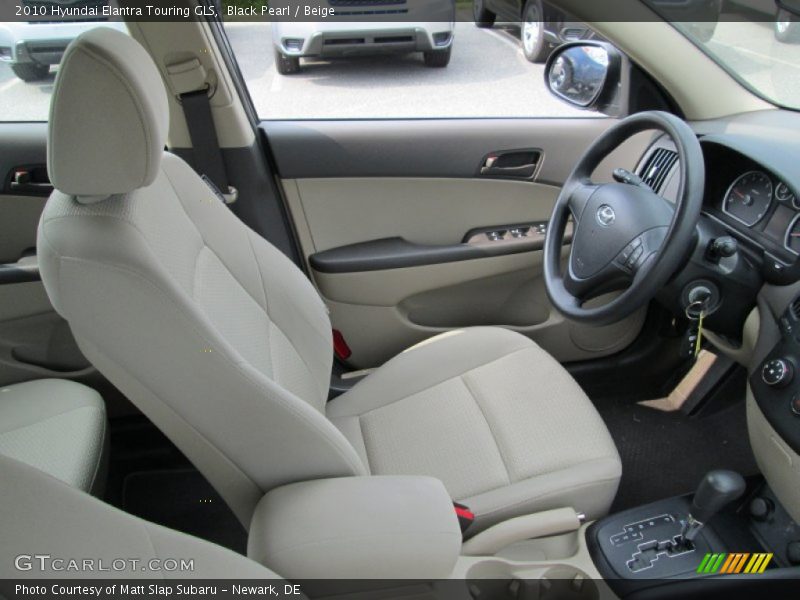 Black Pearl / Beige 2010 Hyundai Elantra Touring GLS