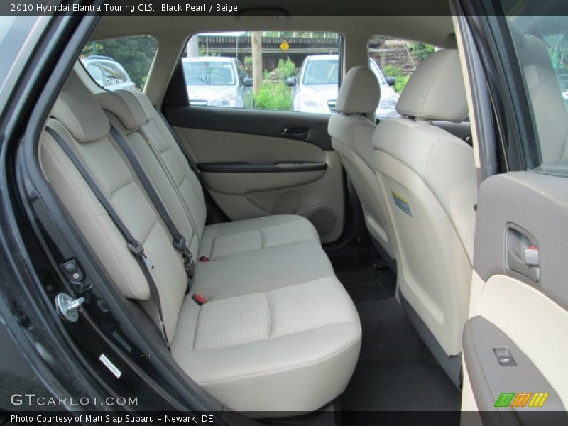 Black Pearl / Beige 2010 Hyundai Elantra Touring GLS