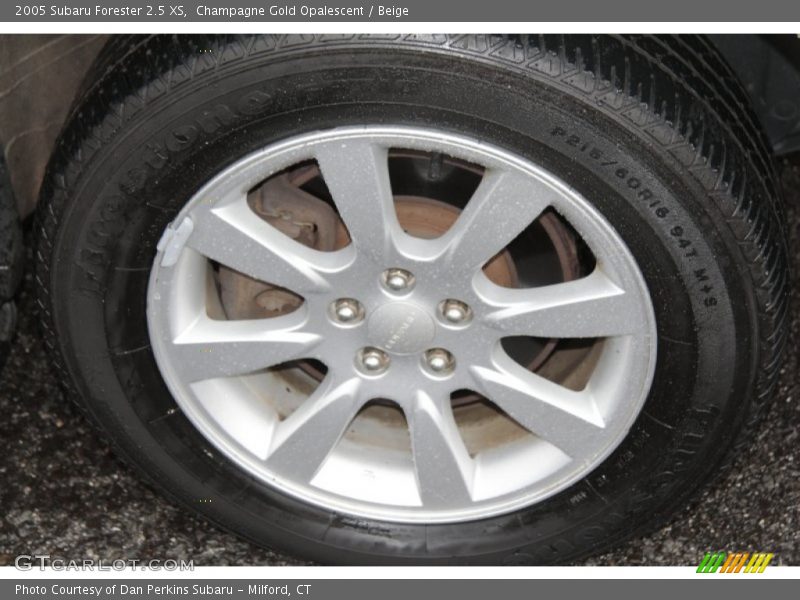 Champagne Gold Opalescent / Beige 2005 Subaru Forester 2.5 XS