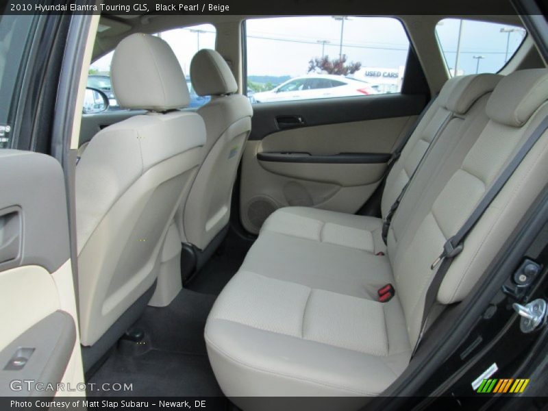 Black Pearl / Beige 2010 Hyundai Elantra Touring GLS