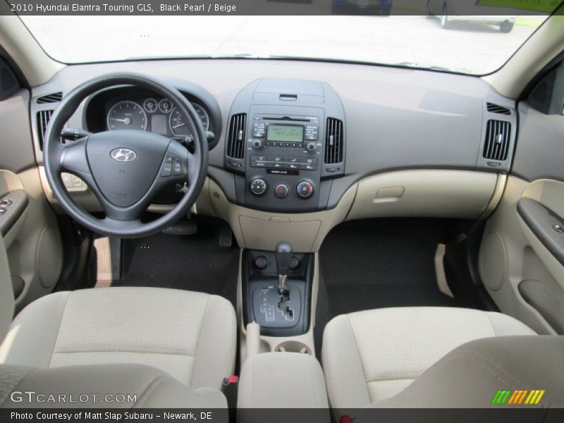 Black Pearl / Beige 2010 Hyundai Elantra Touring GLS